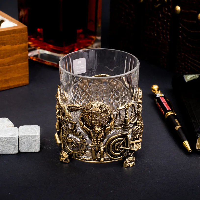 Набор с бокалом для виски "Атлант"