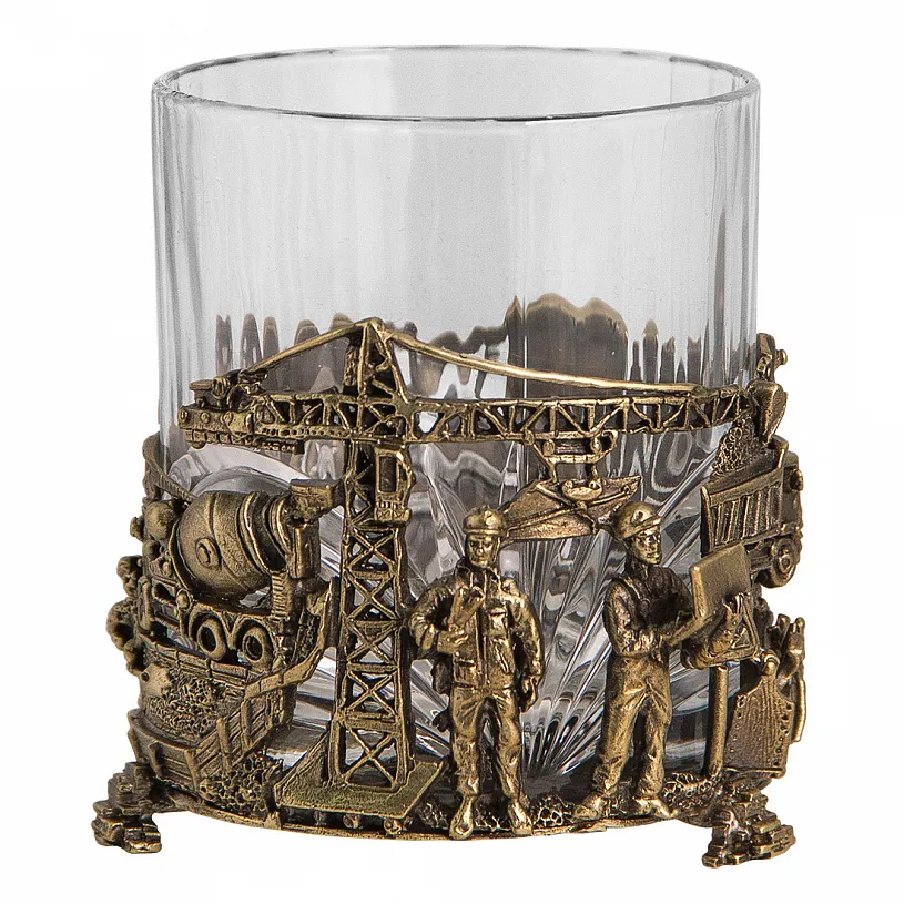 Набор из 6-ти бокалов для виски "Строители"