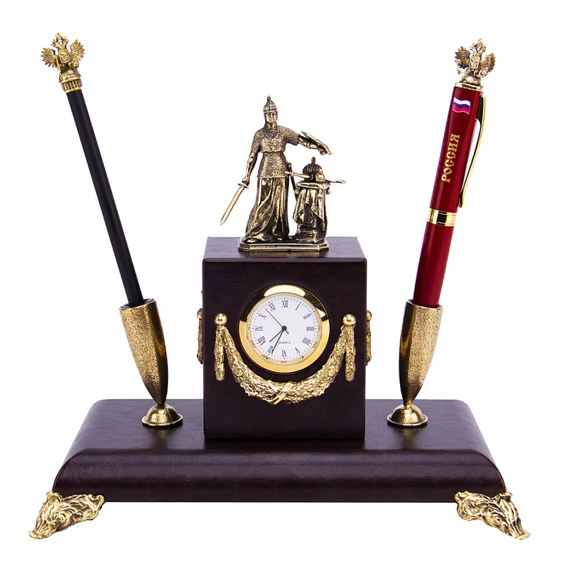 Письменный набор с часами "Державный" 