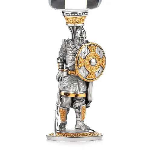 Трио рюмок «Русские воины»