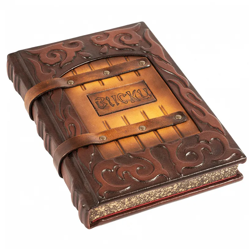 Книга подарочная в коже "Виски"