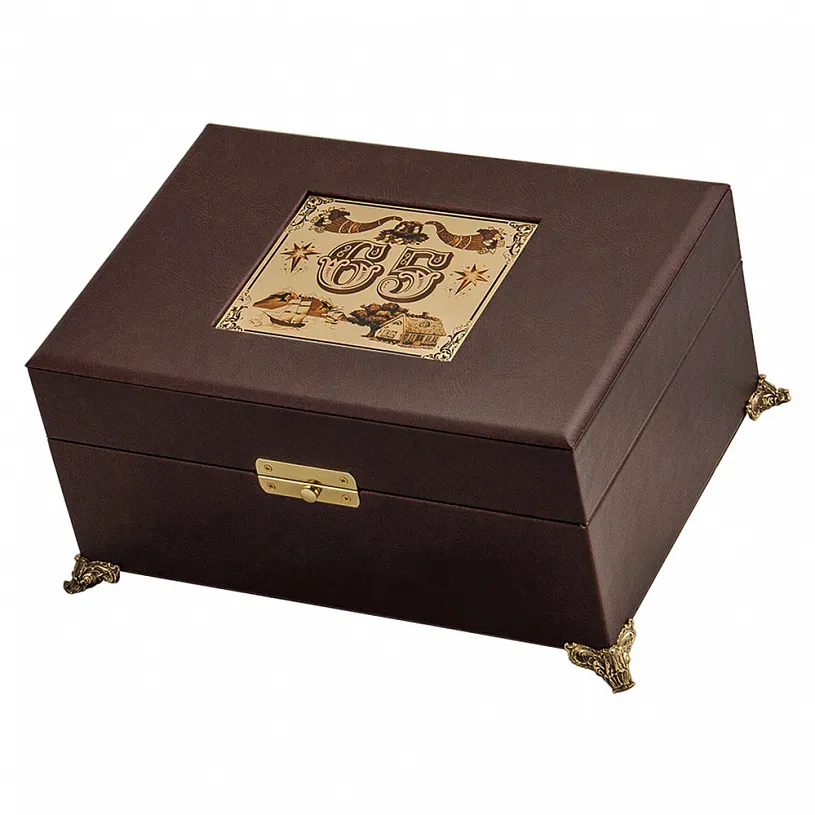 Набор из 2-х бокалов для коньяка "С юбилеем! 65 лет" 