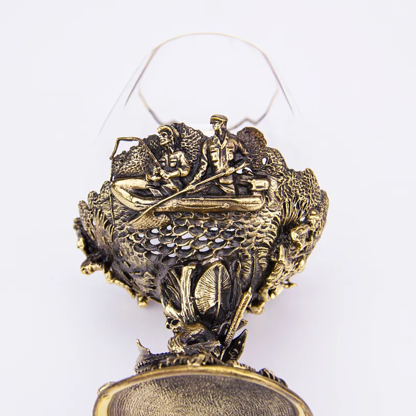 Набор из 6-ти бокалов на подставке "Рыбалка" 