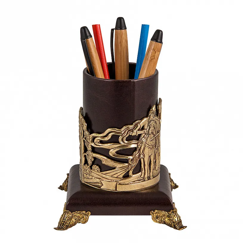 Подставка для письменных принадлежностей "Три богатыря"