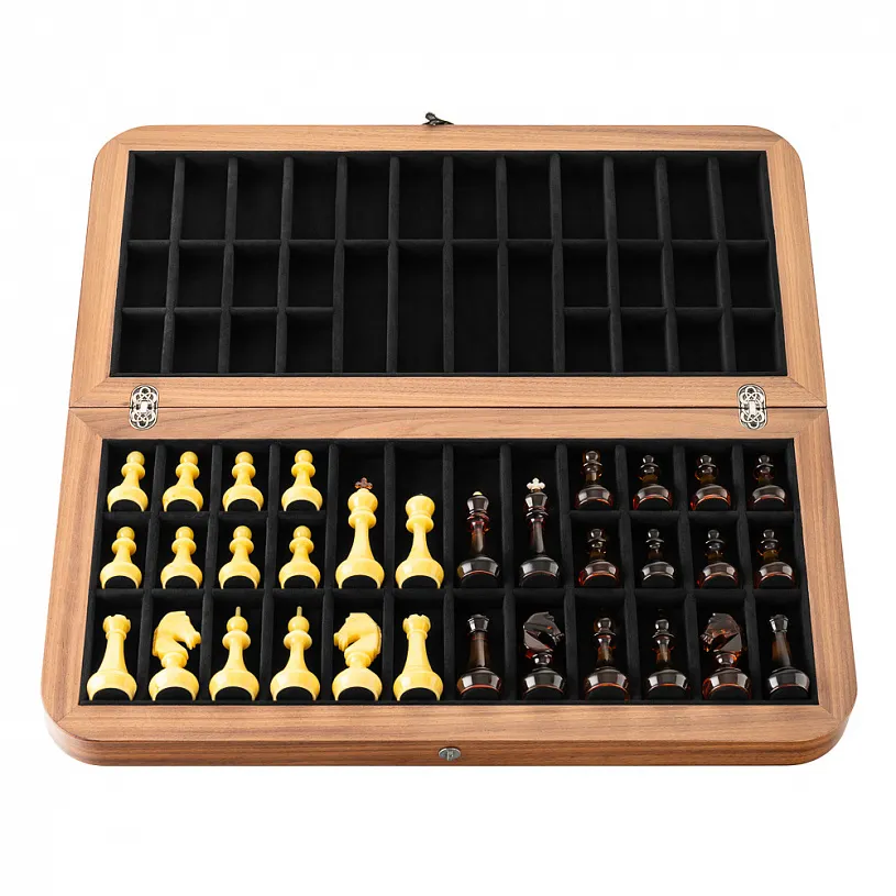 Шахматы янтарные "Классика"