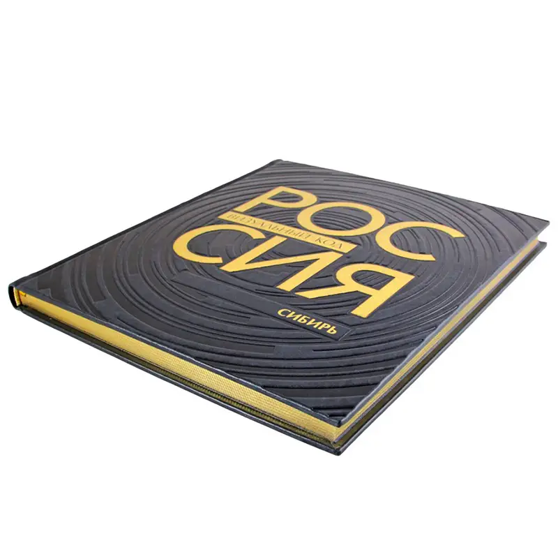 Книга подарочная в коже "Россия: визуальный код. Сибирь"