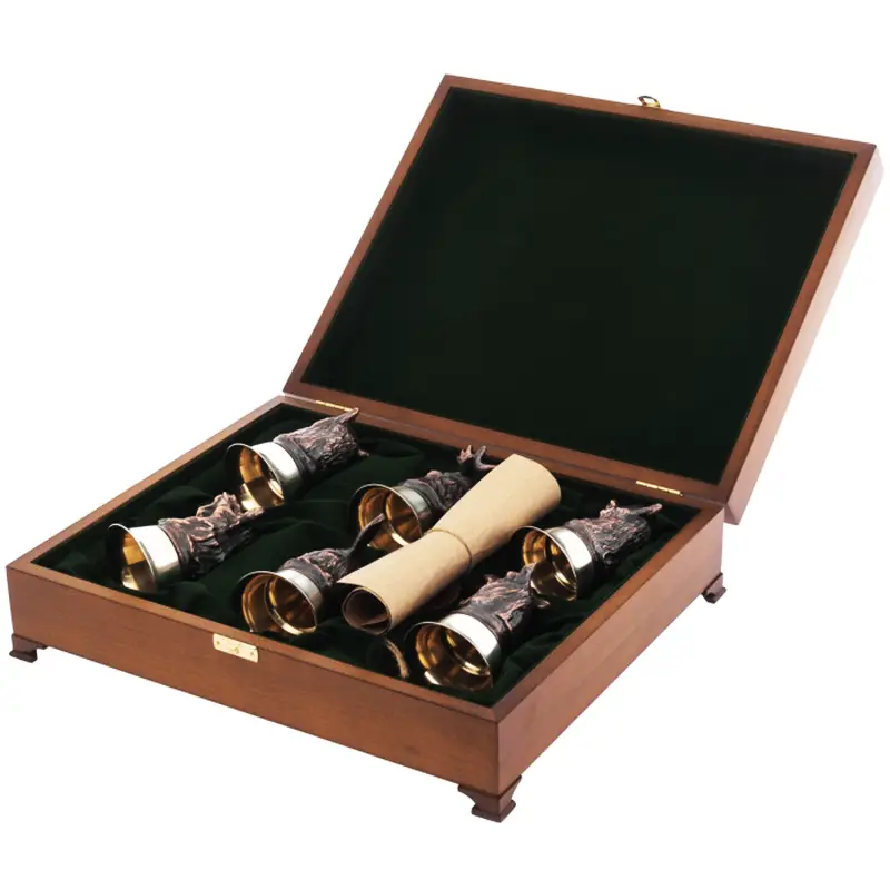 Набор стопок "На охоте" 6 персон