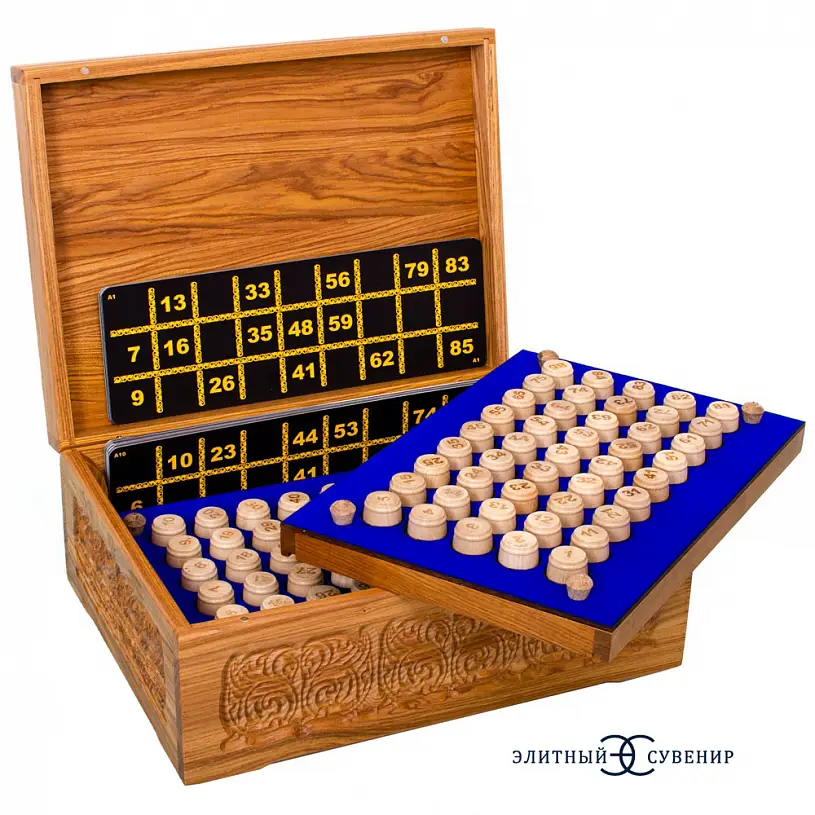 Русское лото в шкатулке "Витязь на распутье"