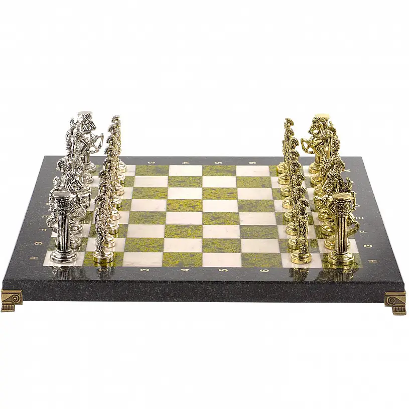Шахматы из камня "Римляне" 44х44см