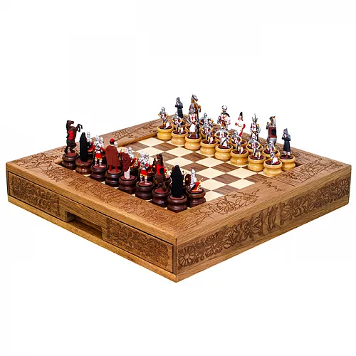 Коллекционные шахматы "Ледовое побоище"