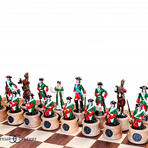 Коллекционные шахматы "Полтавское сражение"