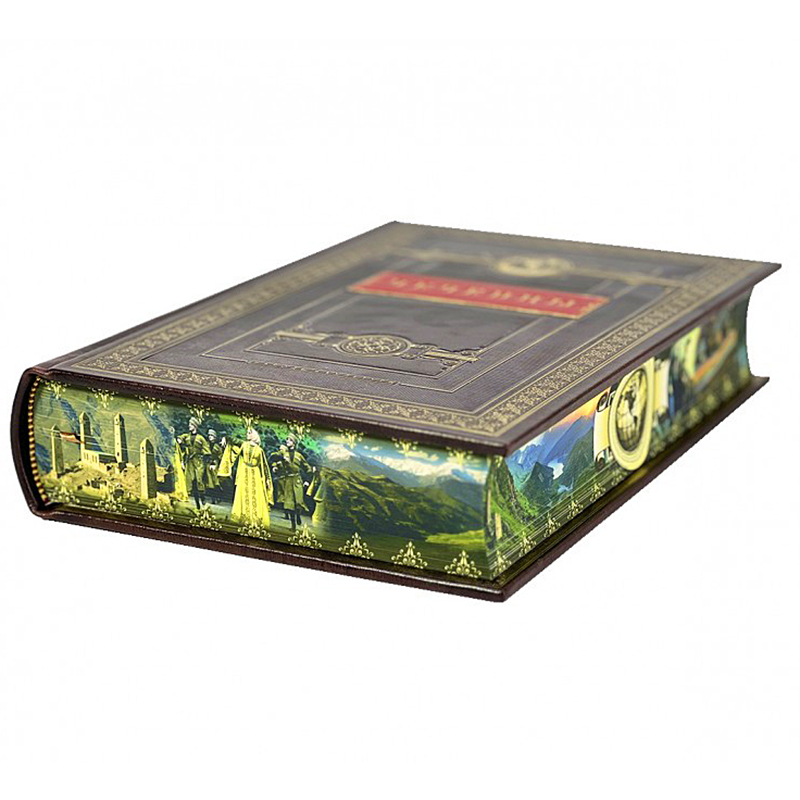 Подарочная книга Чеченцы.(с плакеткой сердце Чечни)