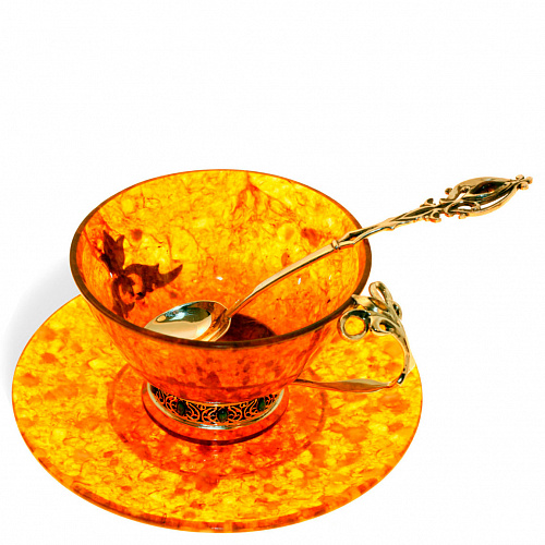 Чайный набор из янтаря "Восточный"