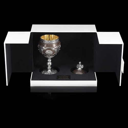 Кубок Фаберже из серебра "Россия"