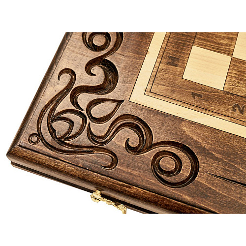 Подарочные шахматы + нарды "Рим"