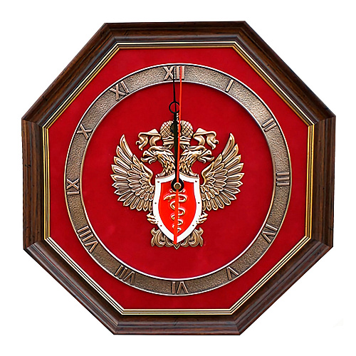 Настенные часы "Герб ФСКН"
