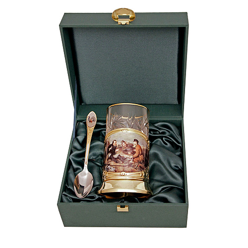 Набор для чая "Охотники на привале"