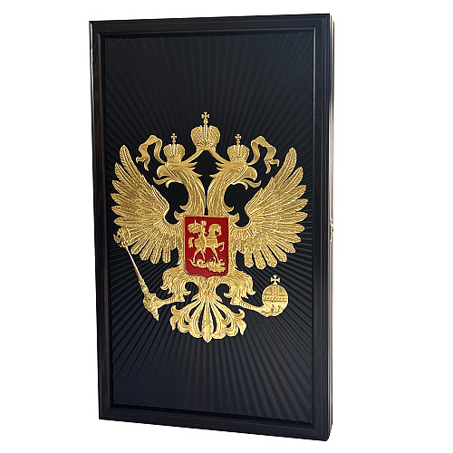 Нарды из массива венге "Российская Федерация"