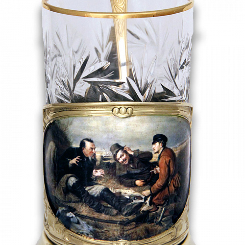 Набор для чая "Охотники на привале"