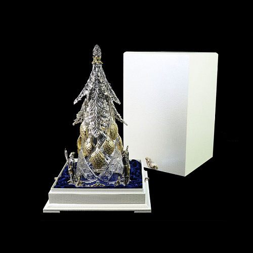 Эксклюзивный набор серебряных ложек "Ель"