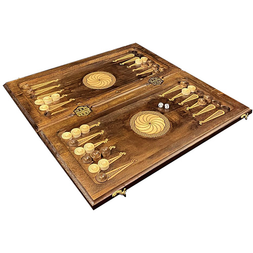 Подарочные шахматы + нарды "Милан"