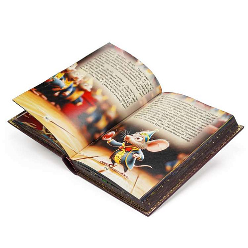 Подарочное издание в кожаном переплете "Щелкунчик и мышиный король"