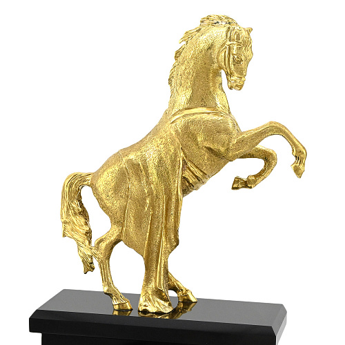 Каминные часы "Конь с попоной" Златоуст