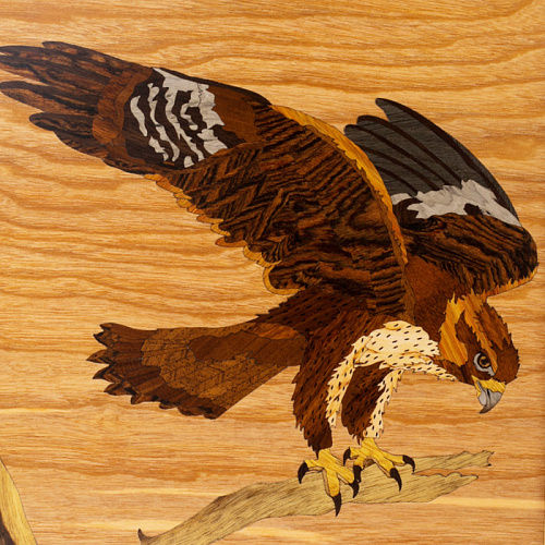 Нарды из  карельской березы "Сокол"