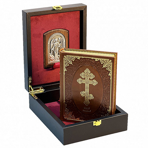 Подарочный набор "Святое Евангелие с иконой" 