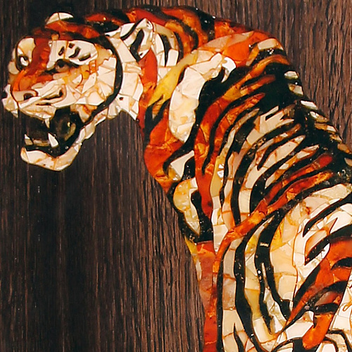 Нарды из янтаря классические "Тигр"