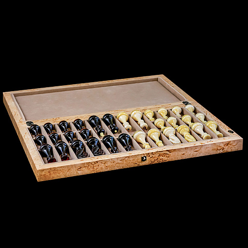 Шахматы из янтаря «Флора»малые