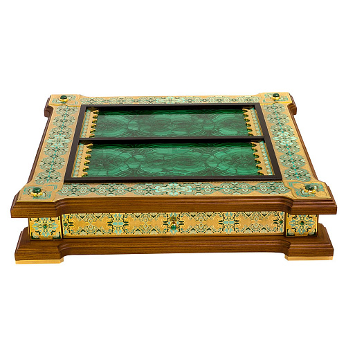 Эксклюзивные нарды из малахита "Шейх"