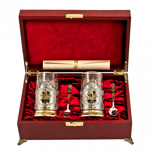 Набор из 2-ух подстаканников "Банька"