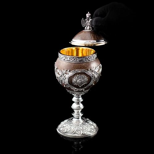 Кубок Фаберже из серебра "Россия"