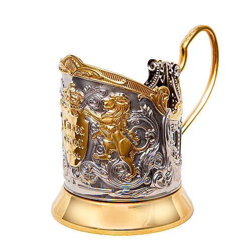 Подстаканник с ложкой "Глава семьи"