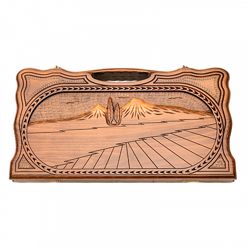 Нарды-шашки резные "Арарат"