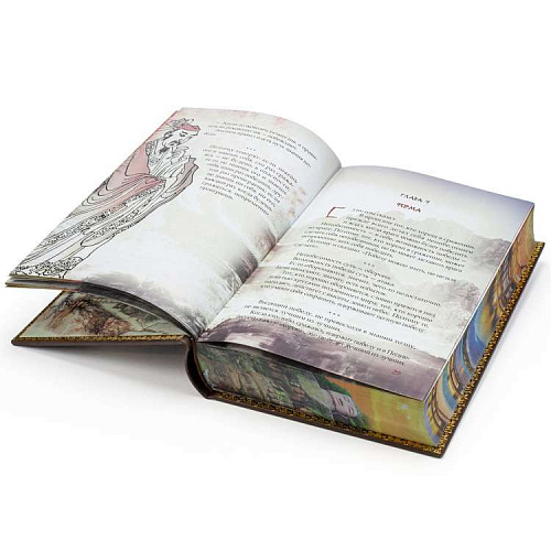 Книга подарочная в кожаном переплете "Искусство войны" Сунь-Цзы