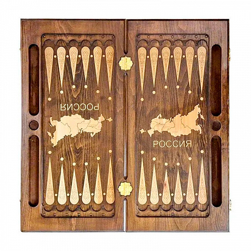 Нарды подарочные "Герб России"