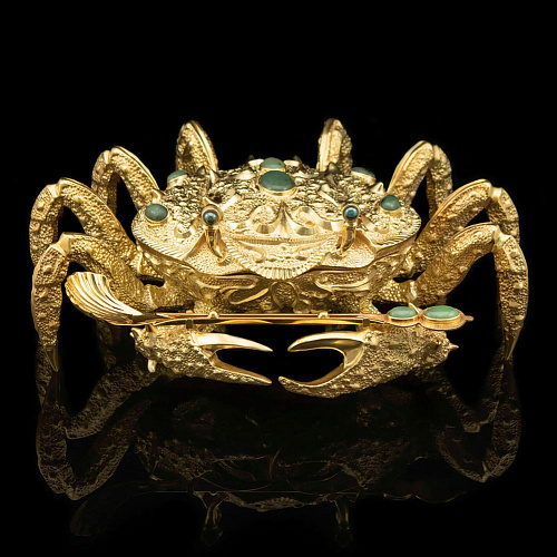 Икорница подарочная "Золотой краб" 