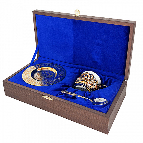 Кофейный набор "Герб РФ" Златоуст