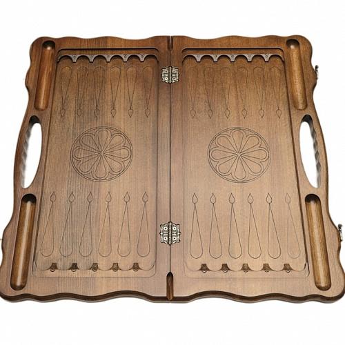 Нарды-шашки резные "Корабль"