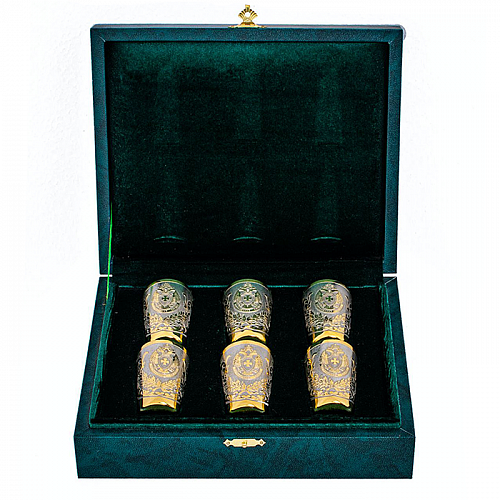 Набор стопок "Пограничная служба РФ" Златоуст