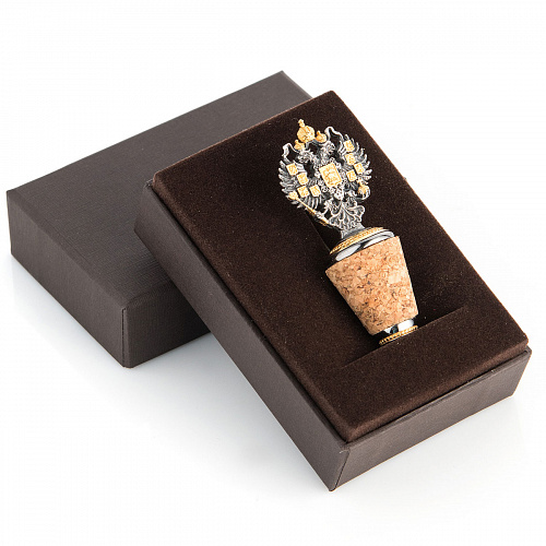 Серебряная пробка для бутылки "Отчизна"