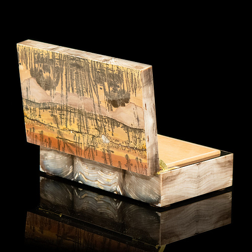 Шкатулка для сигар (хьюмидор) "Яшма"