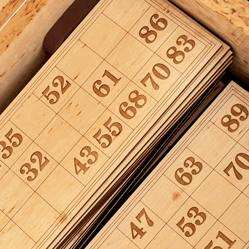 "Русское лото" из карельской березы
