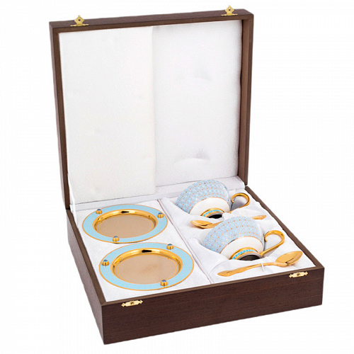 Чайный набор на две персоны "Бризе" Златоуст