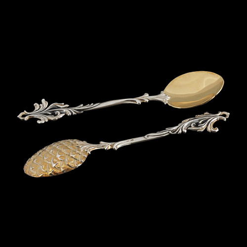 Эксклюзивный набор серебряных ложек "Ель"