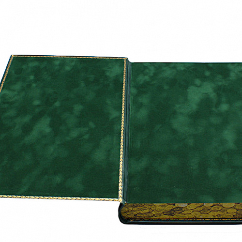 Книга в кожаном переплете "Банки и банкиры" в футляре