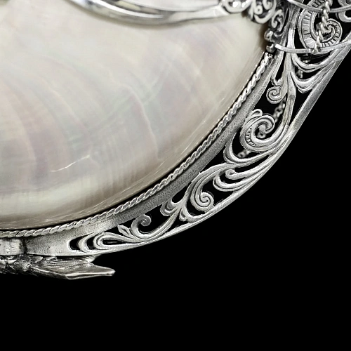 Эксклюзивный корабль из серебра