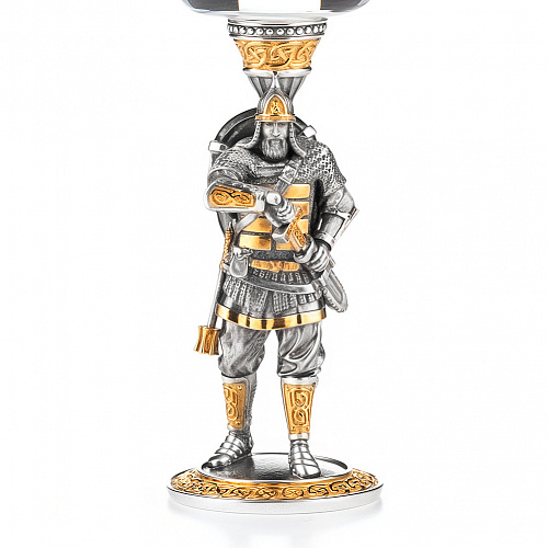 Трио рюмок «Русские воины»